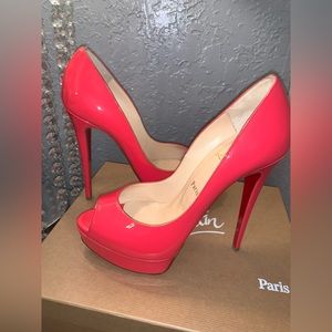 Lady peep 150 patent calf 39.5 Christian Louboutin FRAMBOISINE